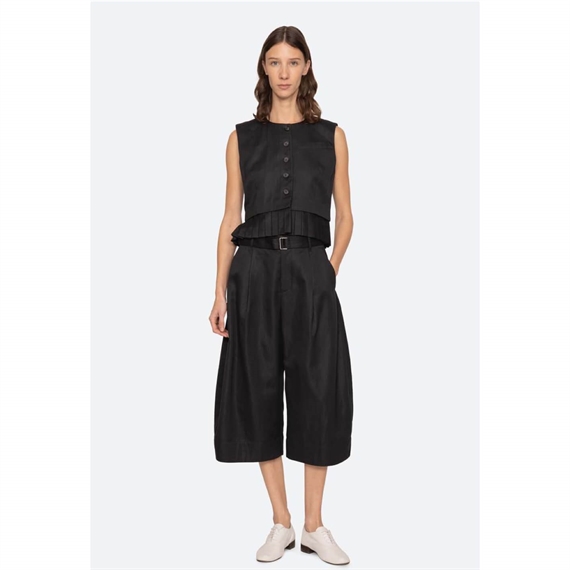 Sea New York Angelina Culotte Shorts, Sort